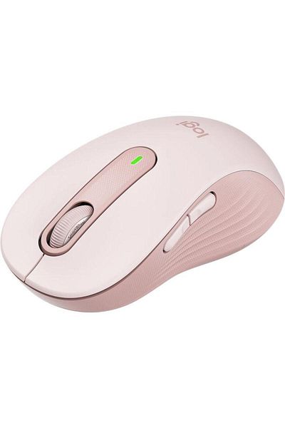 logitech Mouse Wireless Logitech Signature M650 L Left, Bluetooth/USB, recomandat pentru mana stanga (Roz)
