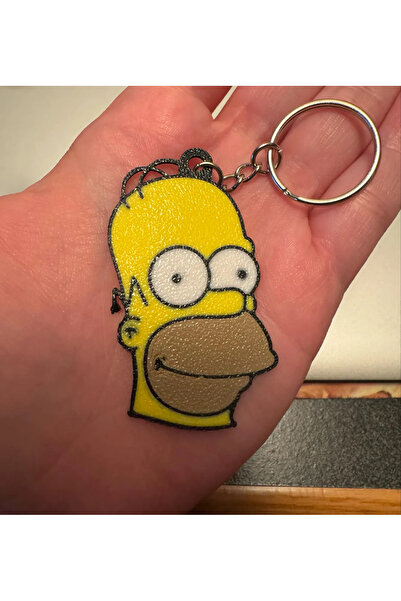 CosmosCraft هومر سيمبسون سلسلة المفاتيح، البلاستيك