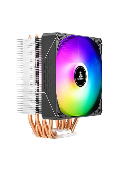 Segotep Cooler Procesor Segotep Frozen Tower T6 V2 Iluminare aRGB, Racire Activa, Socket Intel, Negru