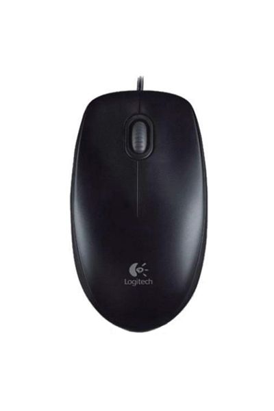 logitech Mouse optic Logitech B100, USB, 800 DPI (Negru)