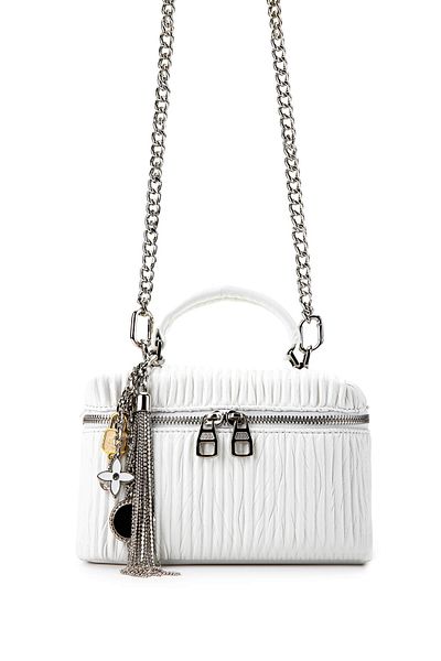 Tamer Tanca Women's Vegan White Shoulder Bag