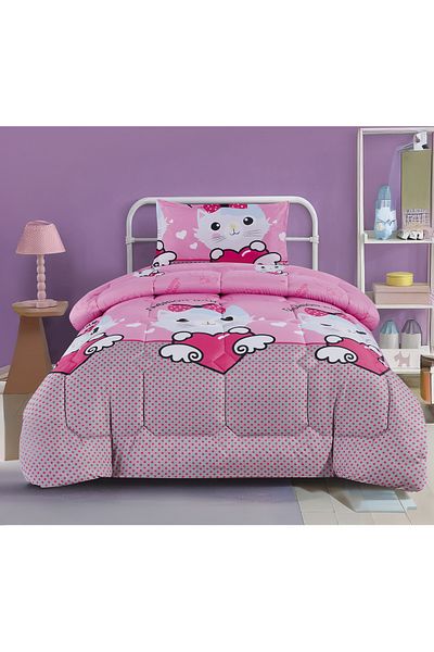Generic 3 Piece Single Crib Bedding Set, Lightweight Comforter, Suitable for All Seasons G2