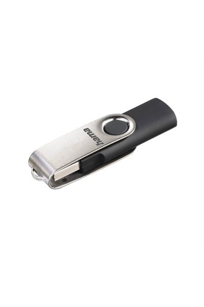 Hama Hama Rotate Stick, 128 GB (Black/Silver)