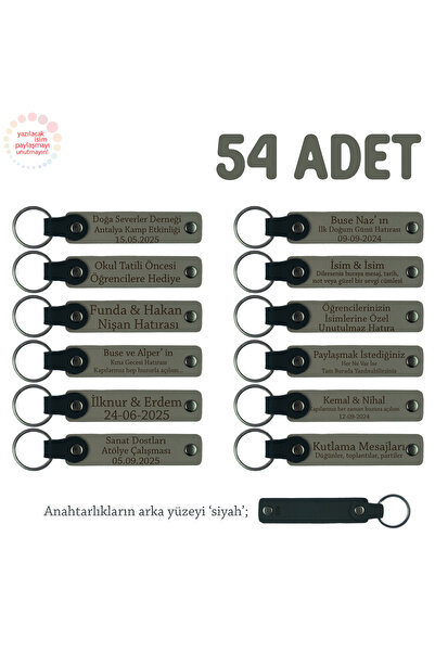 Asortishey Birth Souvenir for Pregnant Mother, Set of 54 Keychains with Names...