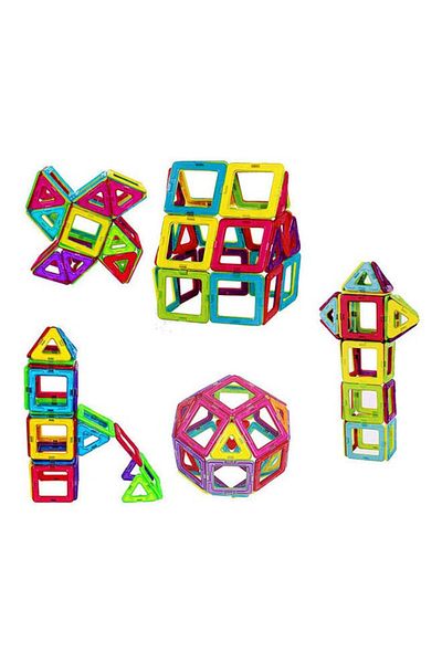 COOYA 191-Piece Magnetic Blocks Set Boys, Kids Magnetic Educational Building Blocks Toys, for 6+ Years