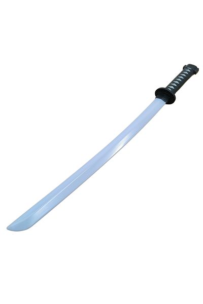 Depox Sabie de jucărie IdeallStore®, Războinic Ninja, plastic, LED, sunete, 67 cm, neagră