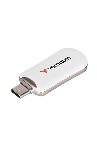 Verbatim Stick USB Verbatim Plectra 30228, 64 GB, USB-C (Alb)