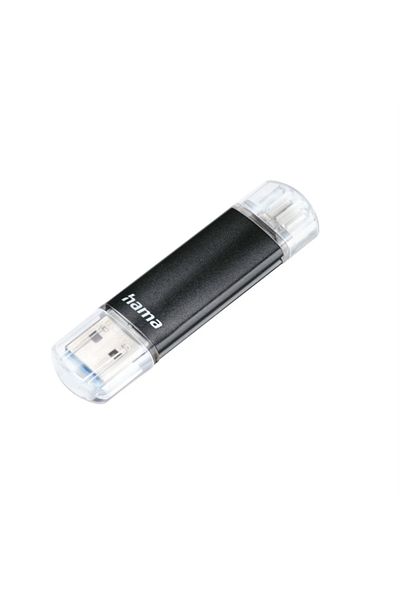 Hama Memorie USB Hama Laeta Twin, 128GB, USB-A, USB Type-C (Negru)