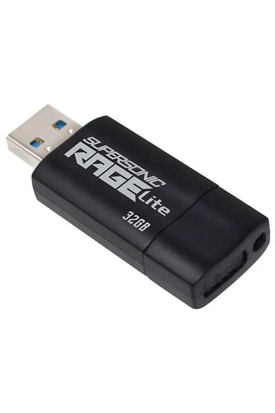 Patriot Memorie USB PATRIOT MEMORY Supersonic Rage Lite 32GB USB 3.2 Gen1 Black