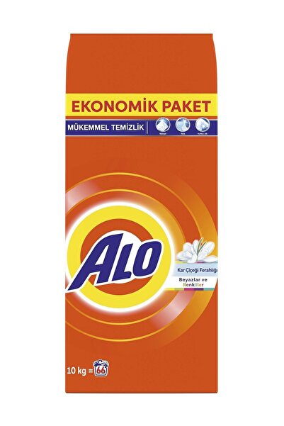 Alo Aqua Pudra Beyazlar Ve Renkliler Için 66 Yıkama 10 Kg