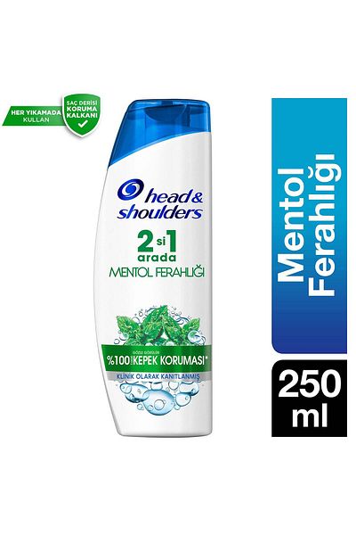 Head&Shoulders Head & Shoulders 250 Ml. 2-1 Menthol Refreshment 72 Hours Without Dandruff