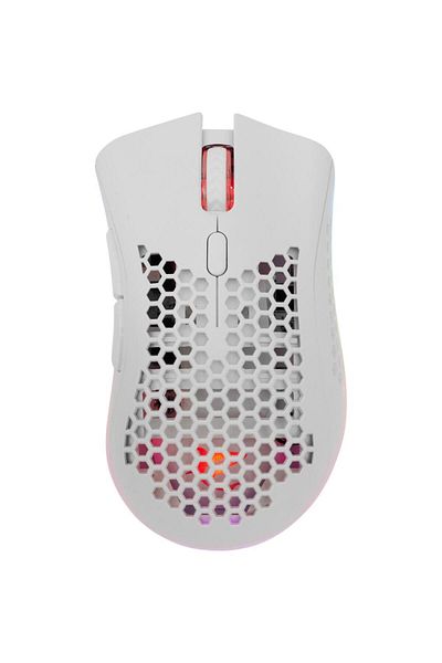 white shark Mouse Gaming Wireless White Shark LIONEL, 10.000 DPI, 1.000Hz, 60IPS, 20G