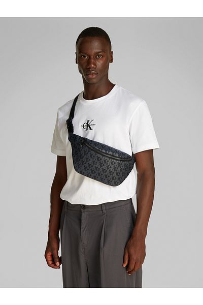 Calvin Klein Calvin Klein Black Matte AOP SQ Waistbag