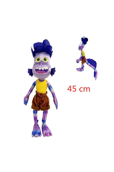 Choice 2 Disney Pixar Movie Luca Alberto Sea Monster Plush Toy 17-43cm Cartoon Cat Purple Girl Stuffed Toy.