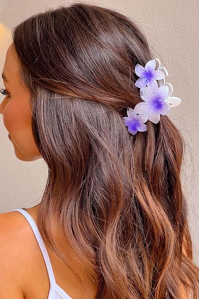 New Obsessions Triple Floral Latch Hair Clip