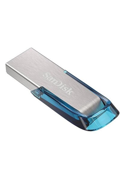 SanDisk SanDisk Cruzer Ultra Flair USB Stick, 128GB, USB 3.0 (Silver/Blue)