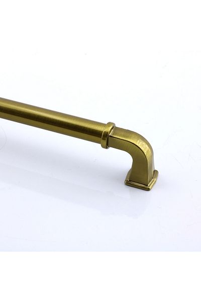 Badem10 Mâner Alfa Metal Antic Galben 160 mm-16cm Sertar de mobilier Dulap de bucătărie Mânere de ușă Dulap Mâner de ușă