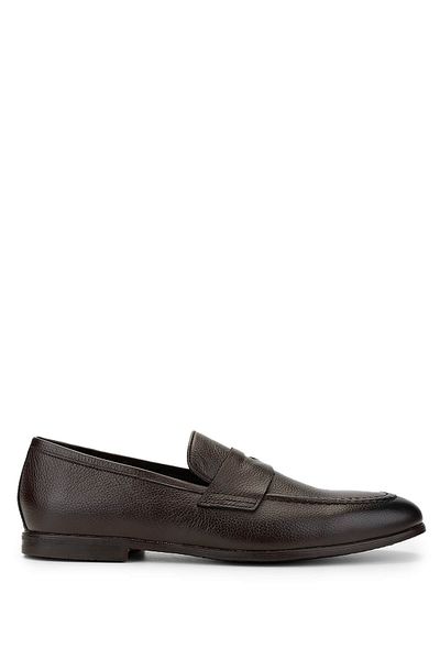 Tamer Tanca Men's Genuine Leather Brown Loafer Shoes