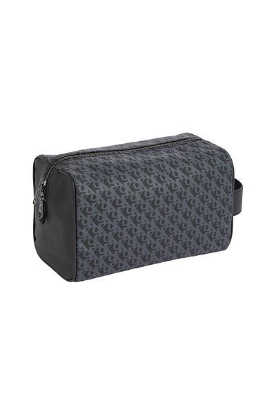 Calvin Klein Calvin Klein Black Matte Aop Dopp Kit Washbag