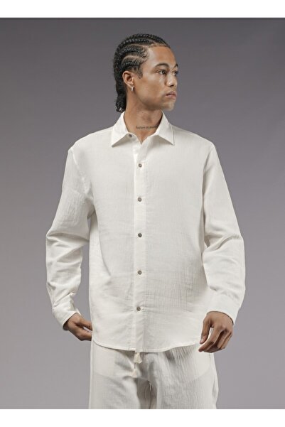 Butik Trend Biz Muslin Fabric Regular Fit Shirt