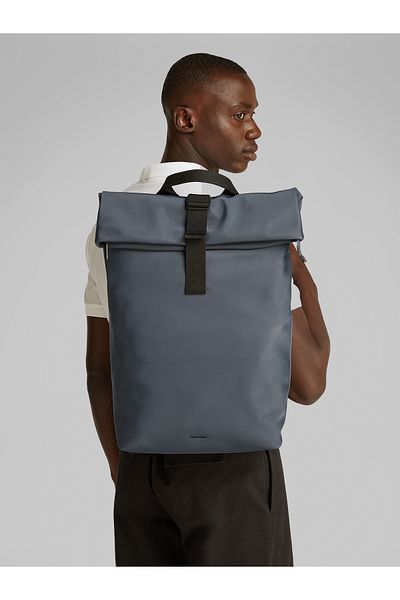 Calvin Klein Gray Ease Rolltop Backpack