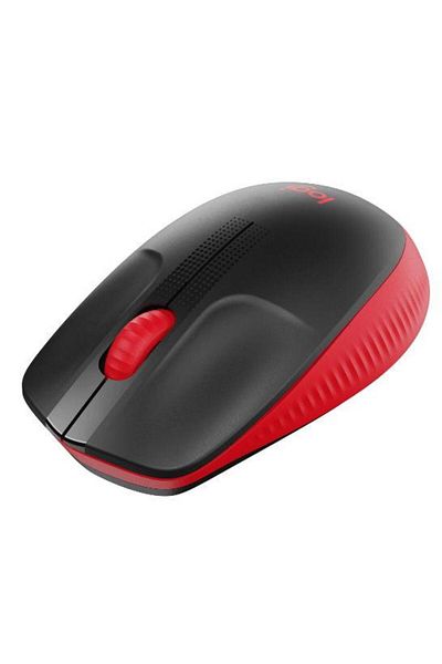 logitech Mouse Wireles LOGITECH M190, USB, 1000 DPI (Negru/Rosu)