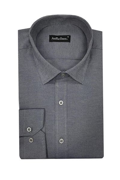ATİLLA ÖZER Atilla Özer Slim Fit Ανδρικό πουκάμισο, μακρυμάνικο - 6848