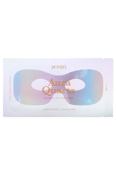 Petitfee Aura Quartz Hydrogel Eye Zone Mask -Iridescent Lavender 9g - Hydrogel eye zone mask