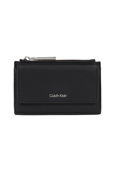 Calvin Klein Calvin Klein Women Black Must Zip Flap Cardholder