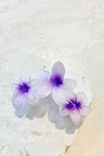 New Obsessions Triple Floral Latch Hair Clip
