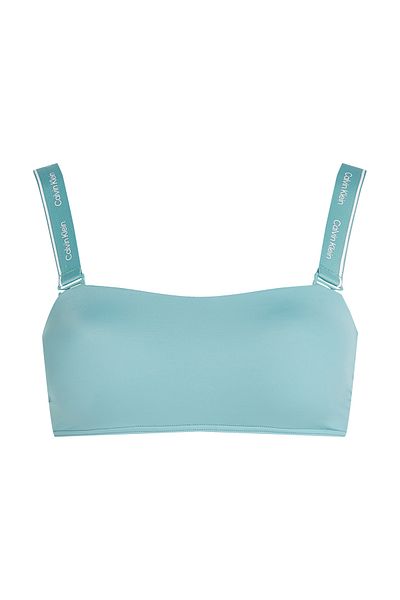 Calvin Klein Saltwater Aqua Removable Straps Bandeau Bikini Top