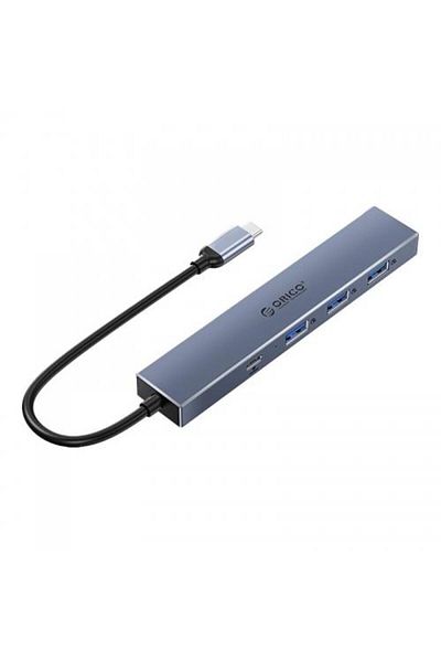 Orico HUB USB Orico DHY-3U1C, 4x USB 3.2 Gen 2 (Gri)