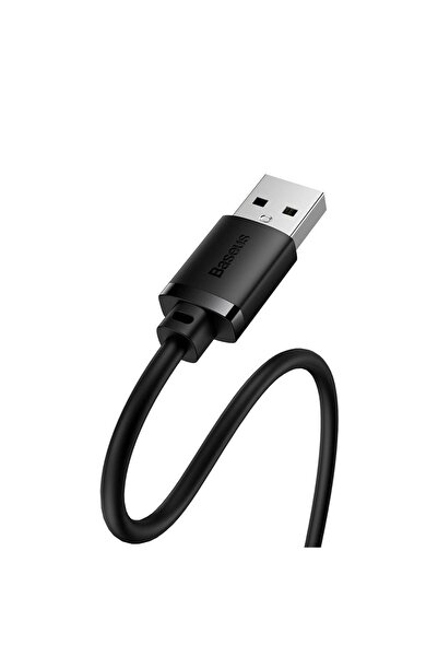 Baseus Cablu Extender USB-A Tata la USB-A Mama, Baseus AirJoy Series, USB 3.0 Gen1, 5Gbps, 1 Metru, Negru
