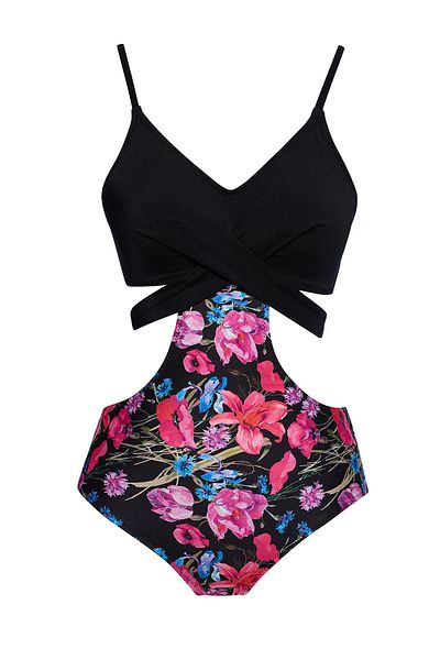 SAILOR moda Patterned Cross Mayokini