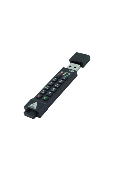 Apricorn Kayısı Aegis Güvenli Anahtar 3NX USB Flash Sürücü Şifreli 128 GB USB...