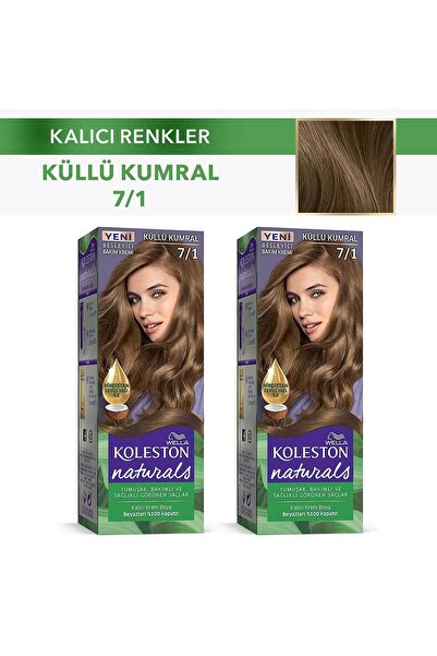 Wella Koleston Saç Boyası Naturals 7/1 Küllü Kumral X 2 Adet
