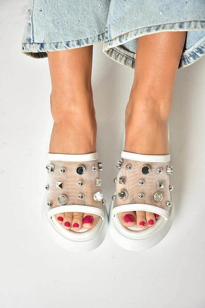trender White Women's Slippers Dl20