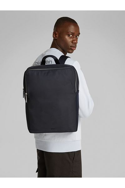 Calvin Klein Black Business Tech 2G Square Backpack