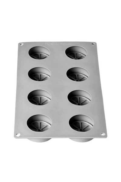 La Pavoni Formă din silicon pentru jumătate de portocale, Jumătate de portocale, 8 cavități, 60x22h mm