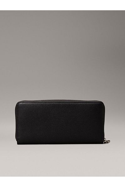 Calvin Klein Women's Sculpted Zip Around Mono Wallet - Stylish and Functional Design