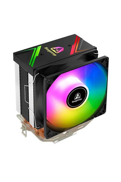 Segotep Segotep Lumos Gs4 Rainbow CPU Cooler, Rainbow lighting, 1x92 mm, 1800 rpm, PWM (Black/White)