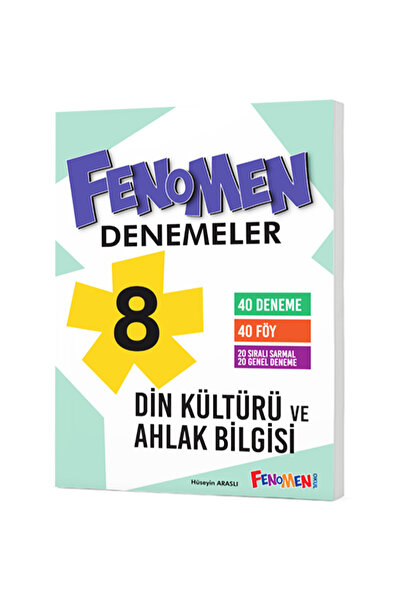 Fenomen Yayıncılık 8. SINIF DİN KÜLTÜRÜ VE AHLAK BİLGİSİ BRANŞ DENEME (40 DEN...