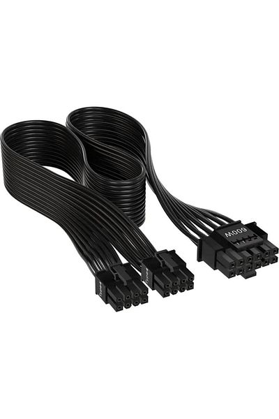 Corsair Cablu Modular Corsair 12+4pin, PCIe Gen 5, 12VHPWR, 600W, pentru surse Corsair Type 4 (Negru)