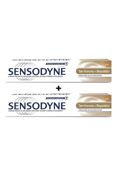 Sensodyne 2x75ml Whitening Full Protection Toothpaste - New Packaging