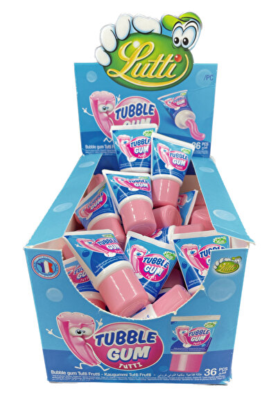 Zaini Lutti Tubble Gum Tutti İthal Sakız X 4 Avantaj Paket