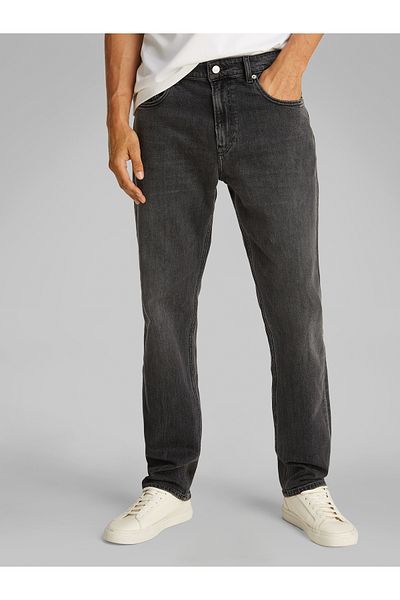 Calvin Klein Calvin Klein Men Denim Black Slim Straight Jeans