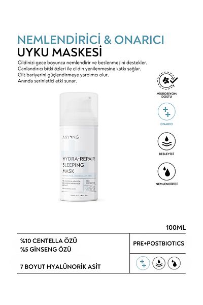 Anyong Barrier Repairing, Soothing and Moisturizing Face Mask 100 ml / Ginseng & Centella (CİCA)