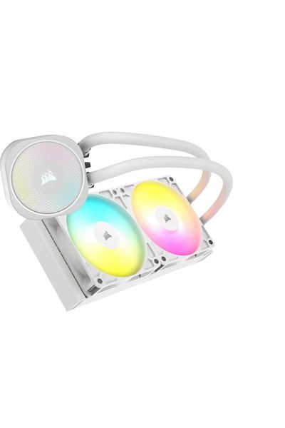Corsair Cooler CPU Corsair Nautilus 240 RS, 420 - 2100rpm, iluminare aRGB, 120mm (Alb)