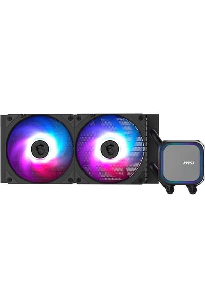 MSI Cooler CPU MAG CORELIQUID A13 240, Racire cu lichid, AIO 240mm, RGB, Intel/ AMD, Negru