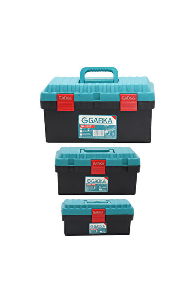 Generic حقيبة تخزين أدوات بلاستيكية 3 قطع